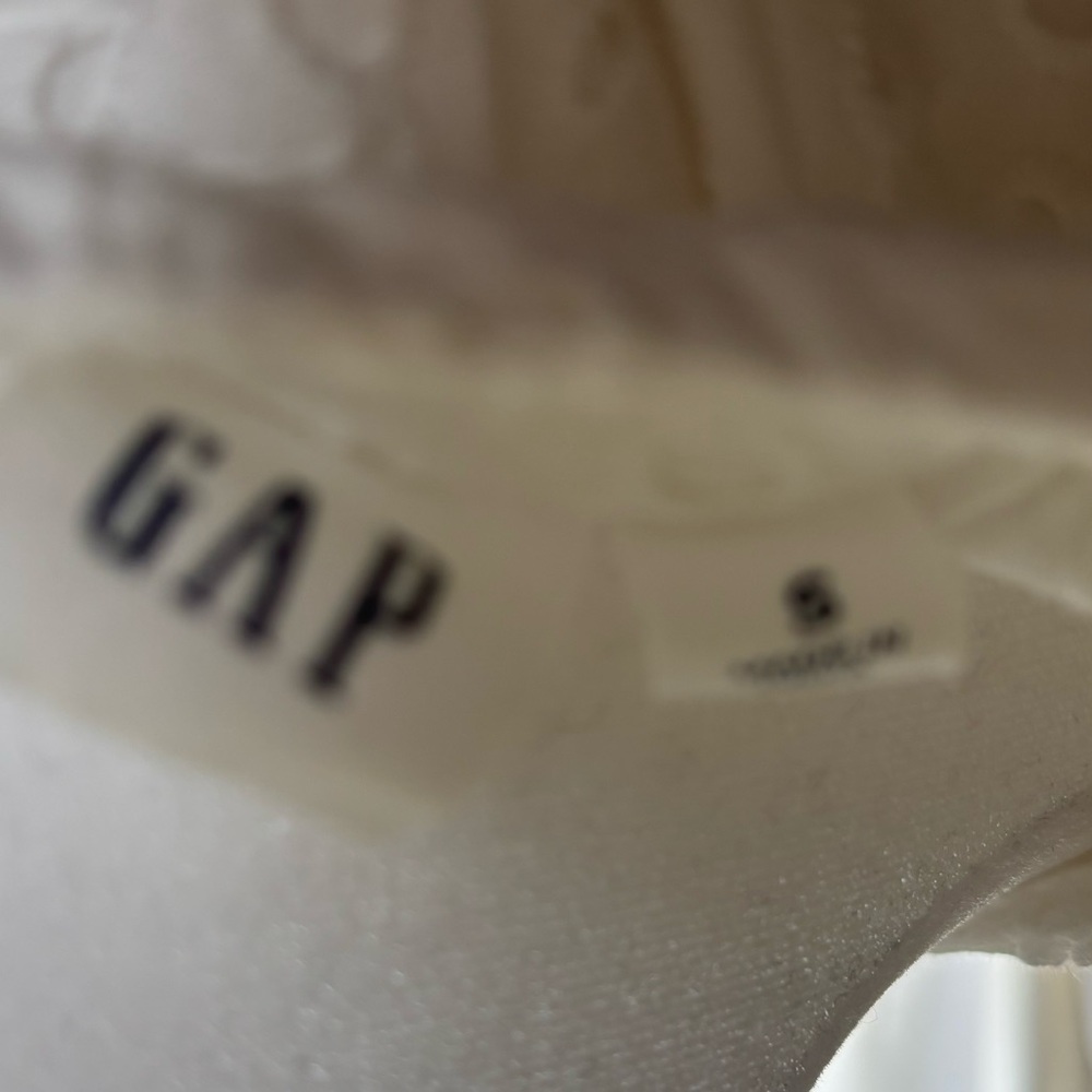 GAP White Eyelet Mini Dress with Tie Waist - Picture 8 of 9